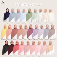✨PLEATED SHAWL✨ Nura Pleated Plain Shawl by Milala Attire