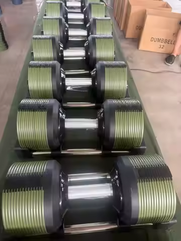 New Upgraded 20kg 24kg 32kg 36kg Adjustable Dumbbells 1kg Increments Chrome Steel Training Exercise 