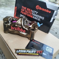 CALIPER BREMBO M4 4PISTON GREY CNC CALIPER BREMBO M4 CNC GREY