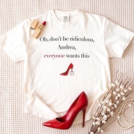 Baju The Devil Wears Prada T-Shirt Everyone Wants This Tee Shirt Miranda Priestly Quote Tshirt 100% 