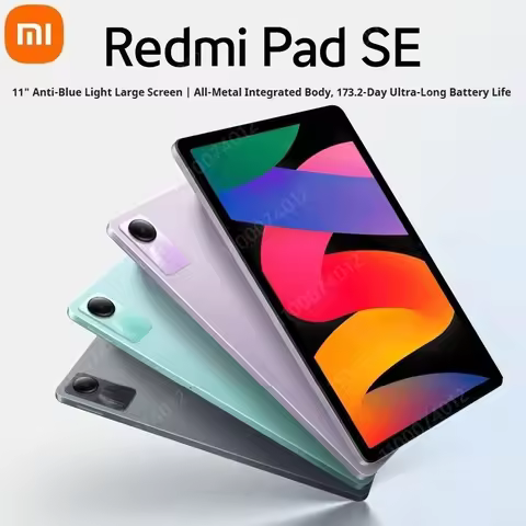 Global Version Xiaomi Redmi Pad SE 6+128Gb Wifi Tablet Fhd+ Screen 11" Refresh Rate 90 Hz 8Mp Rear C