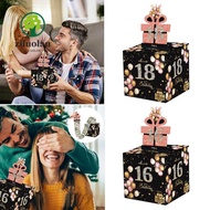 ZILUOLAN Cash Pull Gift Boxs, Paper Birthday  Birthday Money Box, Fuuny Happy Birthday 16th 18th 21s