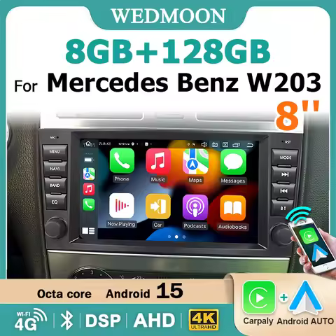 8" car stereo carplay for Mercedes Benz C-Class W203 G-Class W463 CLK-Class W209 A-Class W169 2004-2