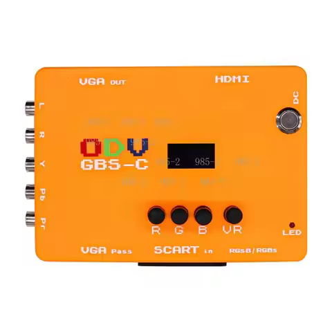 ODV-GBS-C GBS Control Video Converter Replacement for OSSC RGBS YPBPR RGBHV to VGA HDMI