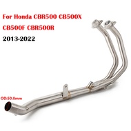 Promotion Motorcycle Modified Exhaust CBR500R CB500R Modified Stainless Steel Front Section Full Sec