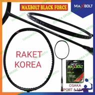 Raket Badminton MaxBolt Black Force