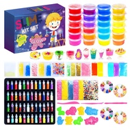 DIY Slime Kit Children Slime Making Kit Clear Glitters Slime STEM Toys Children Arts Learning DIY Ki