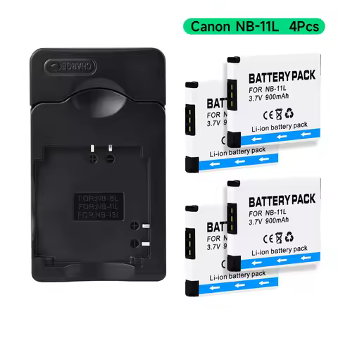 NB-11L NB 11L NB-11LH Digital Camera Battery + Charger for Canon PowerShot A2400 A2500 A2600 A3400 A