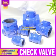[QT450] SWING CHECK VALVE 2-1/2" INCH TYPE THREAD | DCI CHECK VALVE DN65 INNER THREAD DUCTILE IRON