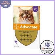 Advocate for Cats For Cats Over 4Kg (Purple) 3 Pack