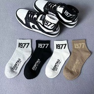 KATUN 1977FOG high street socks FEAR OF GODESSENTIALS men's socks and cotton sportsWanita