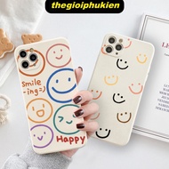 Smile happy square edge iphone case for iphone 6 to 16promax - e24