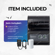 POSDECK Thermal Receipt Printer Bluetooth Wireless Mesin Topup Resit SRS Cashier Machine POS System 