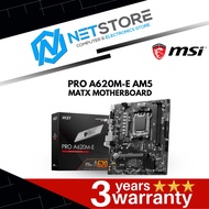 MSI PRO A620M-E AM5 MATX MOTHERBOARD