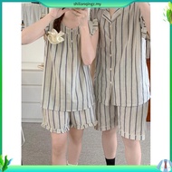 75429 Vacation Style Cotton Striped Loose Csole Women