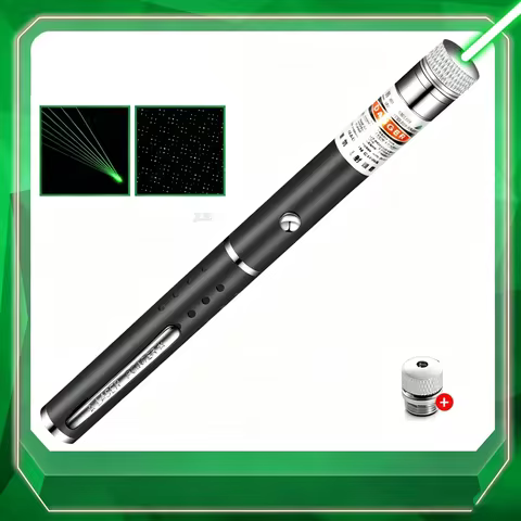 (Do not provide batteries) Green Red Laser Pointer Teaching Tool Pet Automatic Cat Toys Laser Focus 