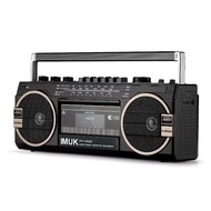 IMUKRetro Tape Machine Vintage Recorder80S Recorder Bluetooth Audio Muitiband Radio Home