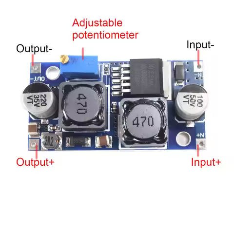 XL6009 3A Adjustable DC-DC Boost Buck Converter Module, 1.25-35V Step Up Down Voltage Regulator, for