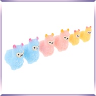 🏠 6pcs Mini Patung Resin Alpaca untuk Hiasan Rumah Berwarna-warni Tahan Lama Comel