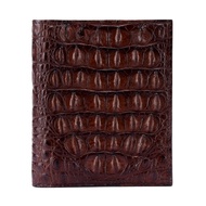 Ví Passport Huy Hoàng da cá sấu màu nâu đất HP9205