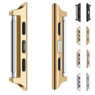 Stainless Steel Adapter Connector For Apple Watch 7 6 5 4 3 2 1 SE Band Strap Adapters for Iwatch 38