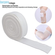 LACYES Mesh Bandage, Elastic Retainer Elastic Net Tubular Bandage, Tubing Tubular Gauze Fix White Spandex Polyester Wound Dressing Net