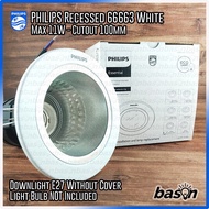 Philips 66663 White | Lamp Housing 3.5" Downlight Recessed E27