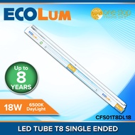 Firefly Ecolum LED T8 Tube-Single-Ended (18W / 100-240V) Daylight CFS01T8DL18 *OSOS*