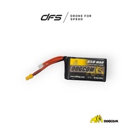 DOGCOM 650/850/1100mah 4S 14.8V 150C FPV LiPo Battery