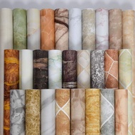 Bathroom  3D Marble Waterproof Self Adhesive  Wall paper for Lliving  Room