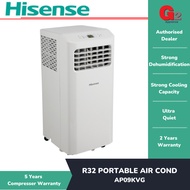 Hisense海信--座地式移动冷气机 1.0HP R32 Portable Air Cond AP09KVG-Hisense Warranty Malaysia