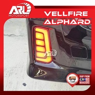 Toyota Alphard Vellfire Rear Bumper Reflector Light Lamp Tail Brake Lamp Cover For 2015-2023 GGH30 A
