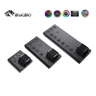 HOT Bykski Acrylic Distro Plate / Board for PC Cooler System Case / Fit Hard Hose Tube / Combo DDC P