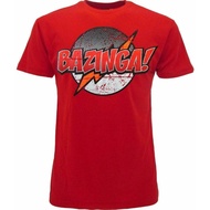 T Shircool Short Sleeves Big Bang Theory Bazinga Logo Tv Series