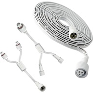 Kabel Sambungan Kalis Air 13FT, Kit Pemisah 2 Y untuk Govee H705A H705B H705C H706A H706B H706C H705
