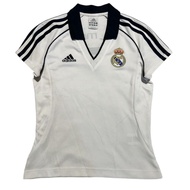 Adidas y2k Jersey Real Madrid Black & White Top | Shortsleeve short sleeve collared t-shirt v neck b