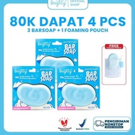 [Ready Stock] Brightening Package 1 Month 3 Pcs Brighty Glow & Bright Bar Soap Body Whitening Bath S