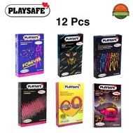 Playsafe Forever Studded Wild Cat Tiger Long Shock Delay Assorted Nano Light 003 Condom 12 (Durex Co