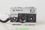 現貨Rollei祿萊35旁軸膠卷膠片相機ROLLEI35復古經典古董擺件玩具二手