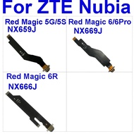 Red Magic 5 6R NX666J 5s 6s 9 Pro NX667J Ultra NX769J Z30 Port Connector Charging Pin Flex Ribbon Bo