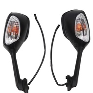 Motorcycle Rearview Mirrors Side Mirror With LED Turn Signal Light For Suzuki GSXR600 GSXR750 2010-2