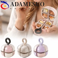 ADAMESUO Magnetic Cube Pill Organizer, Moisture-Proof Sealed Magnetic Cube Pill Box, Pill Storage Bo