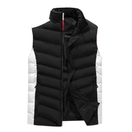 2024 New Golf Vest Mens Autumn And Winter Down Cotton Clothing Thermal Vest Golf Mens Windproof Jack
