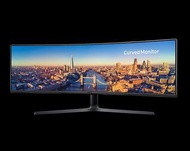 $5,500 100% worked Samsung CJ890 32:9 (3840 x 1080) 49吋 QHD 144Hz HDR10 1800R完美曲率 4K monitor