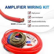 4GA 6GA 8GA Car Amplifier Wiring Kit Audio Subwoofer AMP Fuse Holder Wire Cable Kit Power Kit