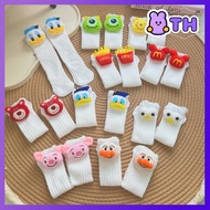 Doll Socks Three-Dimensional Cute Elastic Calf Socks Anti-Mosquito Over-the-Knee Cotton Socks Baby S