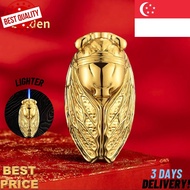 [LOCAL SELLER] Metal Cicada Shape Butane Lighter / Windproof Portable Refillable Lighter with Adjust