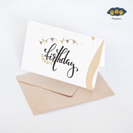 II Kartu Ucapan Ulang Tahun Happy Birthday Card Custom Aesthetic