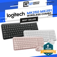 Logitech MK250 l MK251 Bluetooth Wireless Keyboard and Mouse Combo Compact Design, Long Battery Life