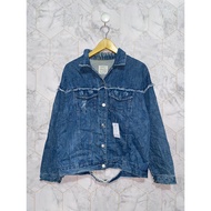 Bershka ripped jeans jacket